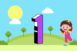 create kids learning video