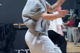 do a raunchy tiktok dance, group dance, dance video for you