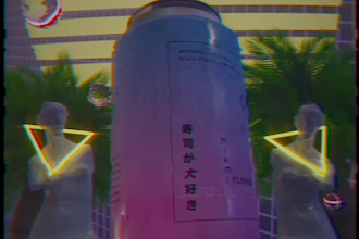 create stunning retro 80s vaporwave posters and animations