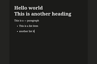 implement a wysiwyg editor for your application