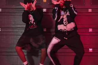 create rhyme group dance, shuffle choreography dance video to promote your music