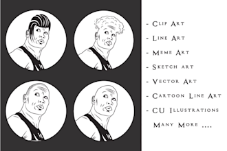 do minimalist line art  vector art 2d illustrations
