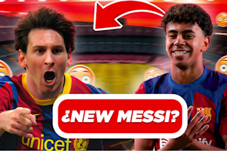 design viral football thumbnails for youtube videos
