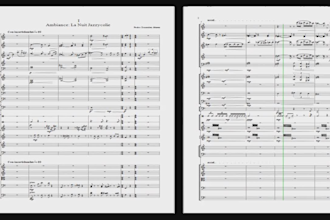compose, arrange, orchestrate any work you ask me