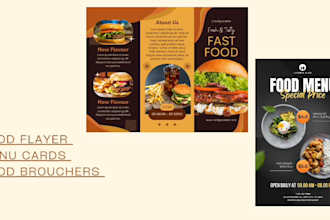 design business, real estate, food, event flayers within 24hrs