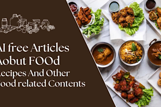 write SEO food blogs, health, fitness, and nutrition related articles