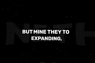 create a dynamic metal lyrics video
