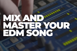 mix and master your edm song as the top records
