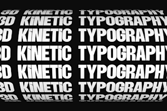 create kinetic typography text driven animation motion graphics