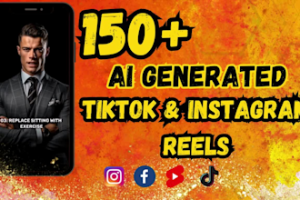 create ai generated reel for tiktok and youtube shorts