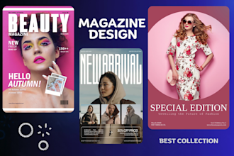 design booklet, brochure, catalog, magazine