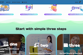 design a professional membership website with lms for institutes and individuals
