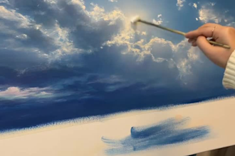 paint anything you want in real oil paints on canvas