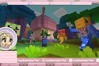 create custom stream layout overlay for twitch or youtube