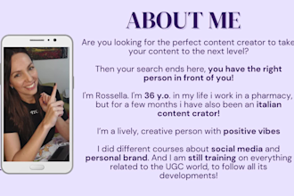 create unboxing and asmr videos in italian for your brand