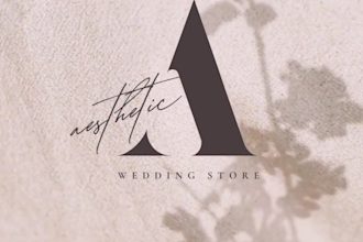 design initial letter logo with alphabets