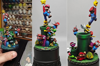3d print and paint miniature dnd model warhammer  toy figure cosplay props