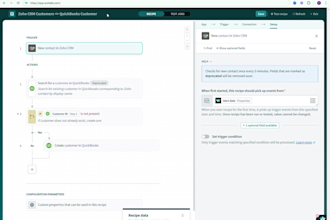 create your workato recipe