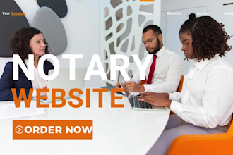 build attorney website law firm notary lawyer landing page notary SEO marketing