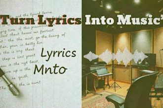turn your raw lyrics into a fully produced custom songs with ai