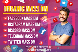 do instagram mass dm, discord mass dm, facebook mass, twitter mass dm