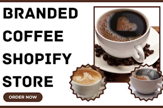 design coffee shopify store tea store beverage restaurant cafe coffee website