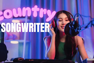 be your female singer in english, spanish, french, italian for any genre