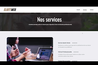 create your custom professional website