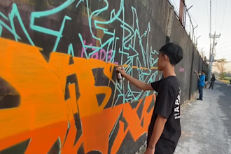 can make a graffiti and logo design