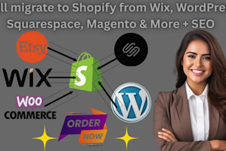 migrate your website to shopify from wix wordpress or other platform