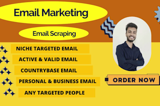 collect niche targeted email list for email marketing blast