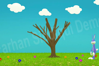 provide you all kind of 3d animation for kids