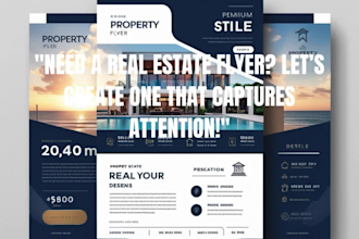 design modern real estate flyers to sell properties fast