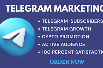 do crypto telegram promotion, telegram subscribers, memecoin, token promotion