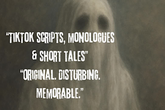 write a dark, twisted short story or creepy tiktok script