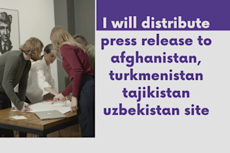 press release to top afghanistan, turkmenistan, tajikistan, and uzbekistan sites