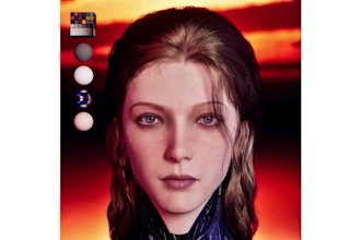 do 3d realistic character, metahuman character, rig, cgi vfx for game, short vrm