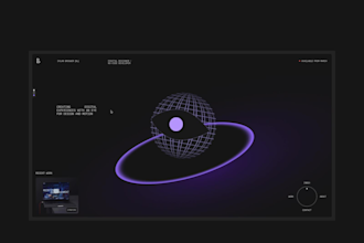 3d animated webflow website, interactive animations, figma to webflow, spline