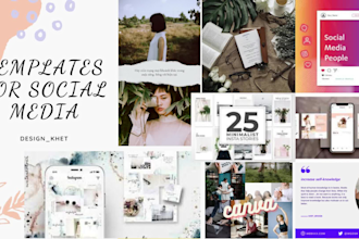 design a canva templates for your social media
