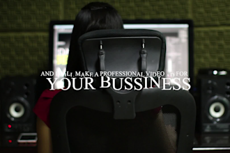 make attractive video advertisement for your product or brand