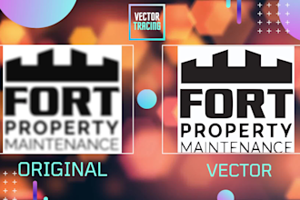 vectorize your logo, convert the image to vector