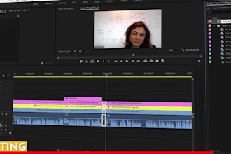 do zoom, webinar, and corporate video editing