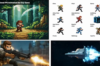 make an fps animation for any game