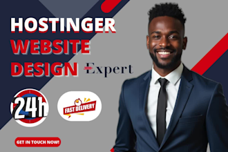 build hostinger website design wordpress website  migrate hostinger website fix