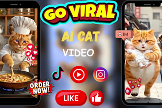 do viral ai cat story video perfect for tiktok and reels