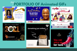create stunning animated GIF for you