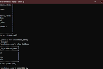 create your database just the way you need it