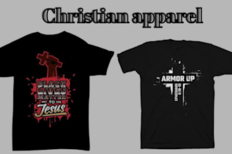 make christian t shirt design bible verse church religious typography streetwear