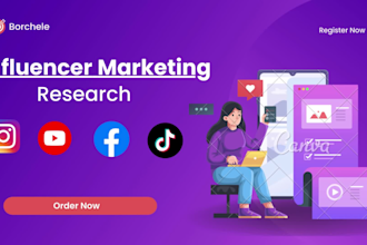 find instagram youtube tiktok influencer marketing research