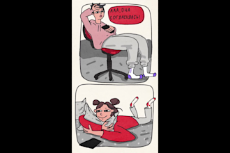 create animated comics for social media